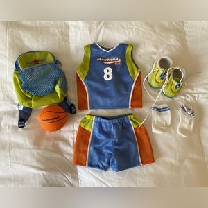 American Girl Doll Basketball Outfit early 2000s Y2K